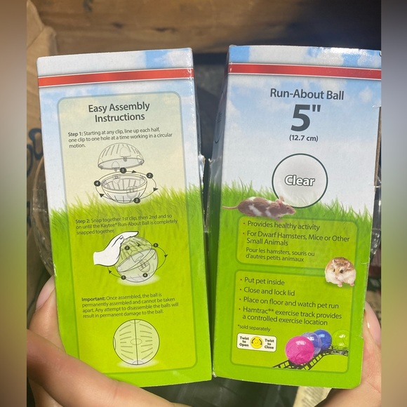 5 inch Mouse/Hamster Run-About Ball - Picture 2 of 3